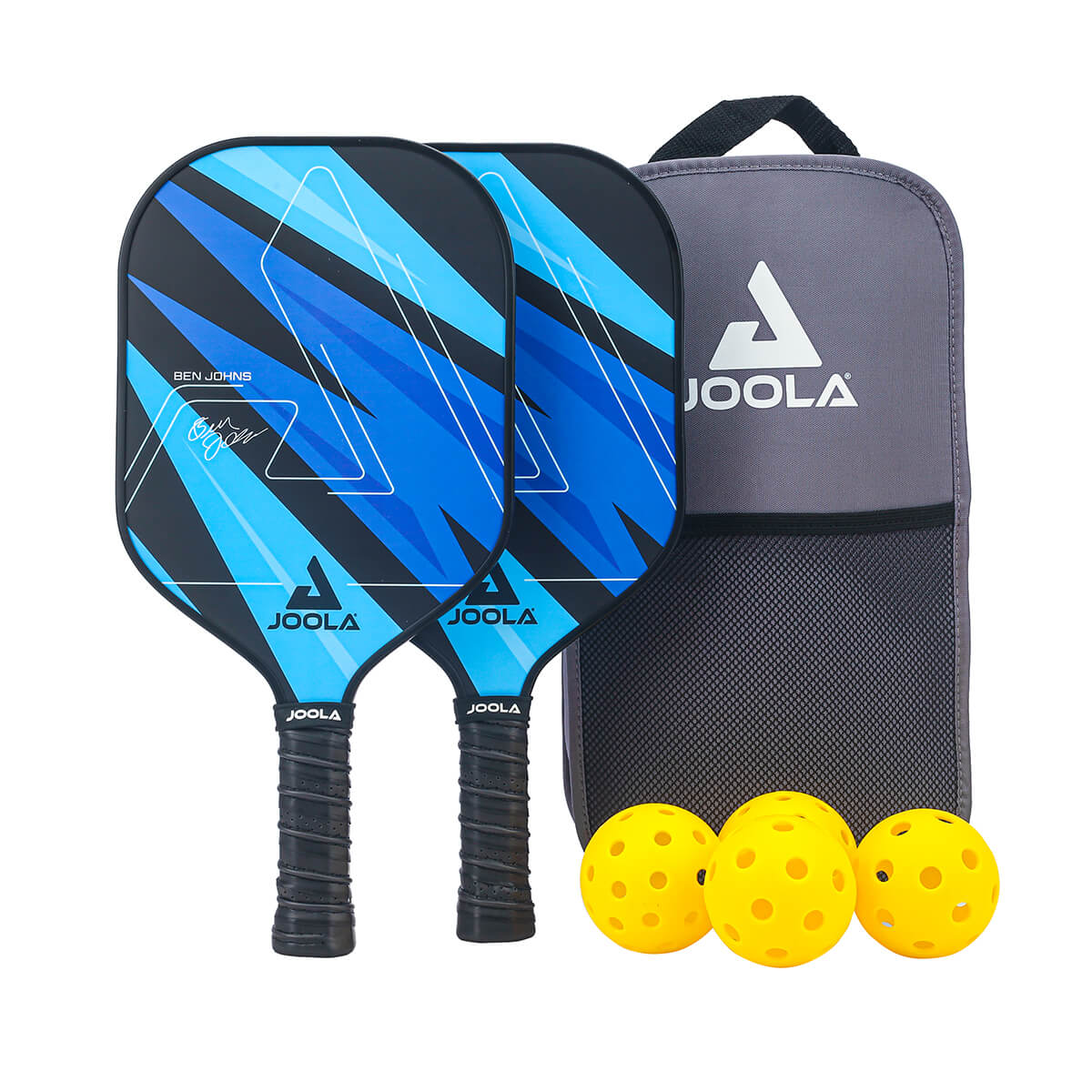 JOOLA Ben Johns Blue Lightning Set – סט פיקלבול עם 2 מחבטים וכדורים